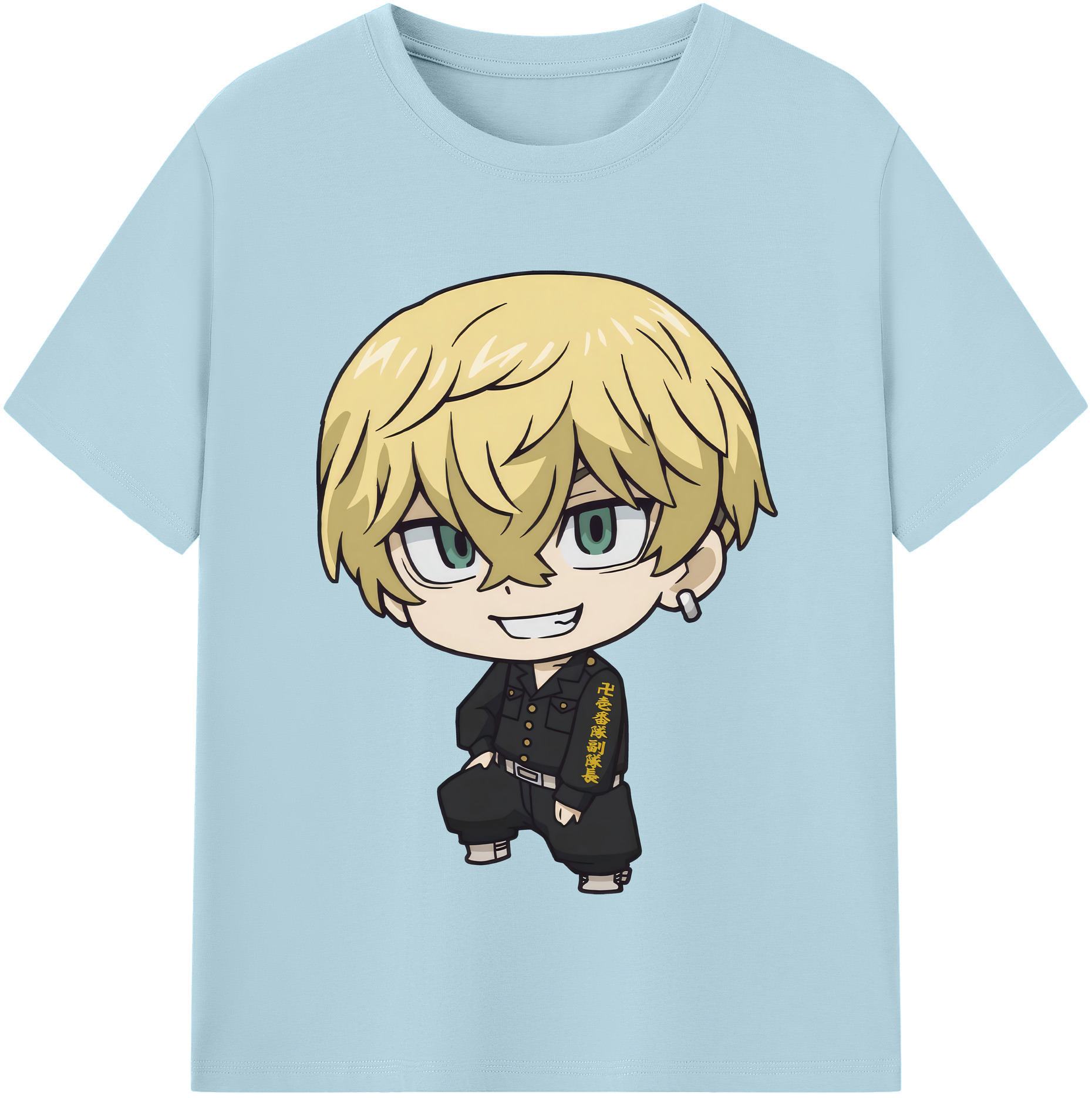 （画像用） 東京リベンジャーズ Tokyo Revengers 綿100％半袖Tシャツ（フロントプリント）